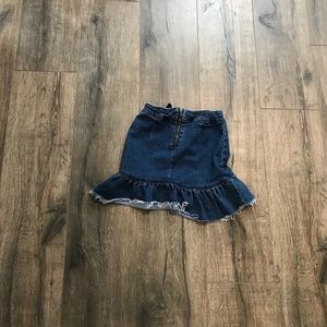 Denim skirt